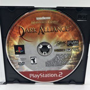 Baldur's Gate:‎ Dark Alliance PlayStation 2 PS2 Game Disc Only